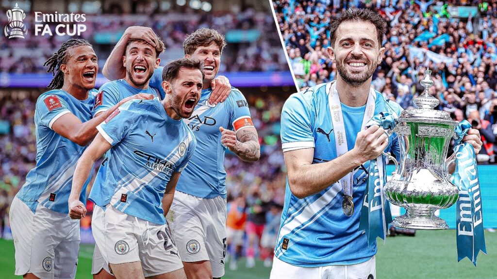 Bernardo Silva feirer FA Cup-seier