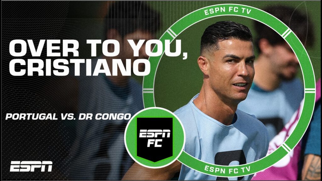 Cristiano Ronaldo er klar for trening