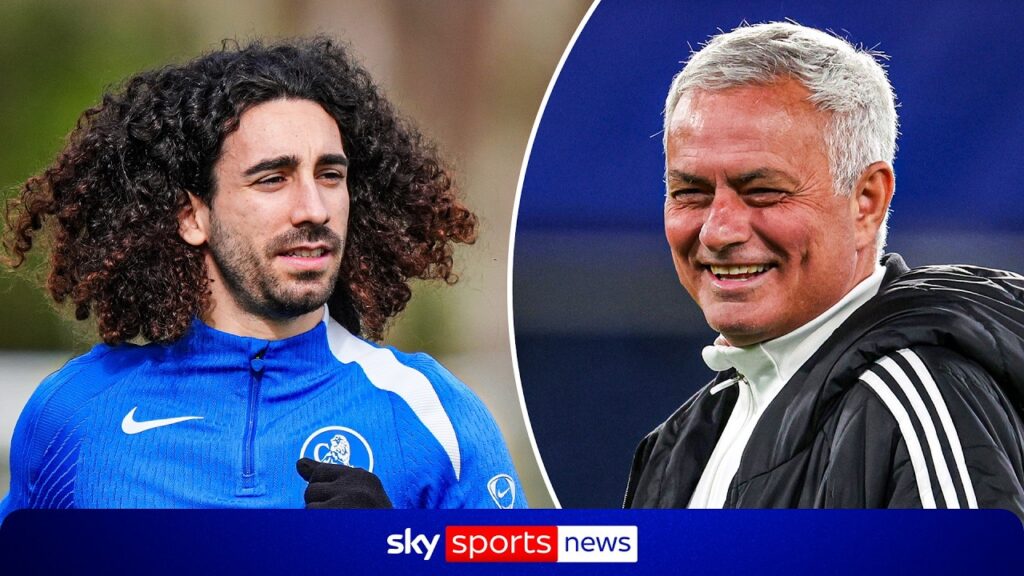 Cucurella trener med Mourinho