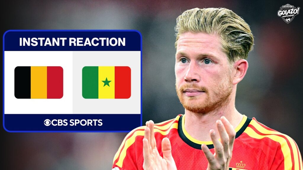 De Bruyne reagerer på kampen