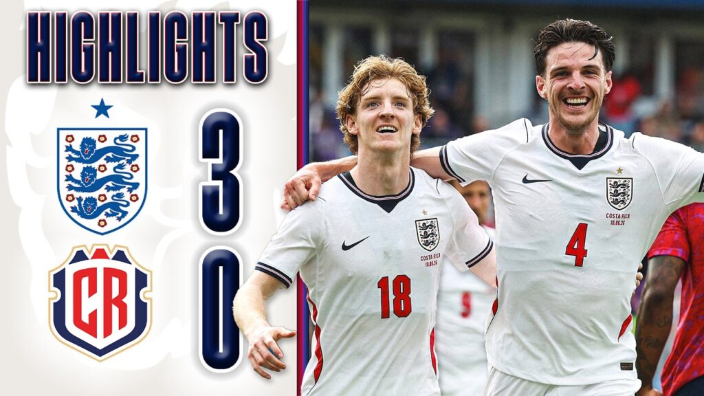 England feirer 3-0 seier
