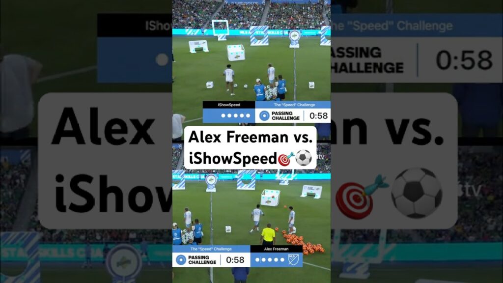 Freeman og IShowSpeed i ferdighetsutfordring