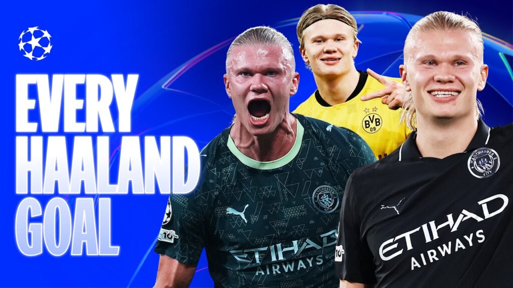 Haaland scorer i Champions League