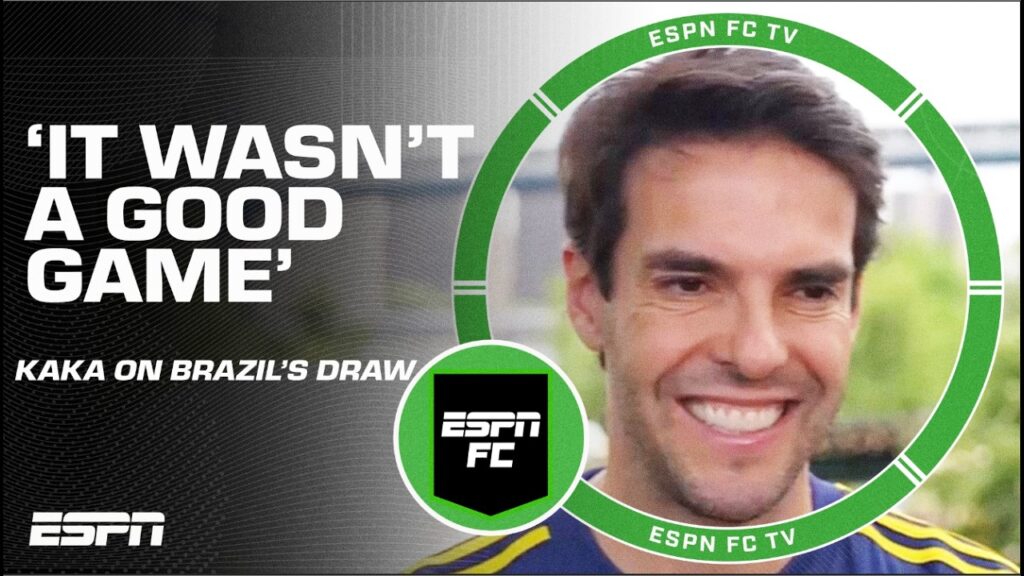Kaka om Brasils uavgjorte