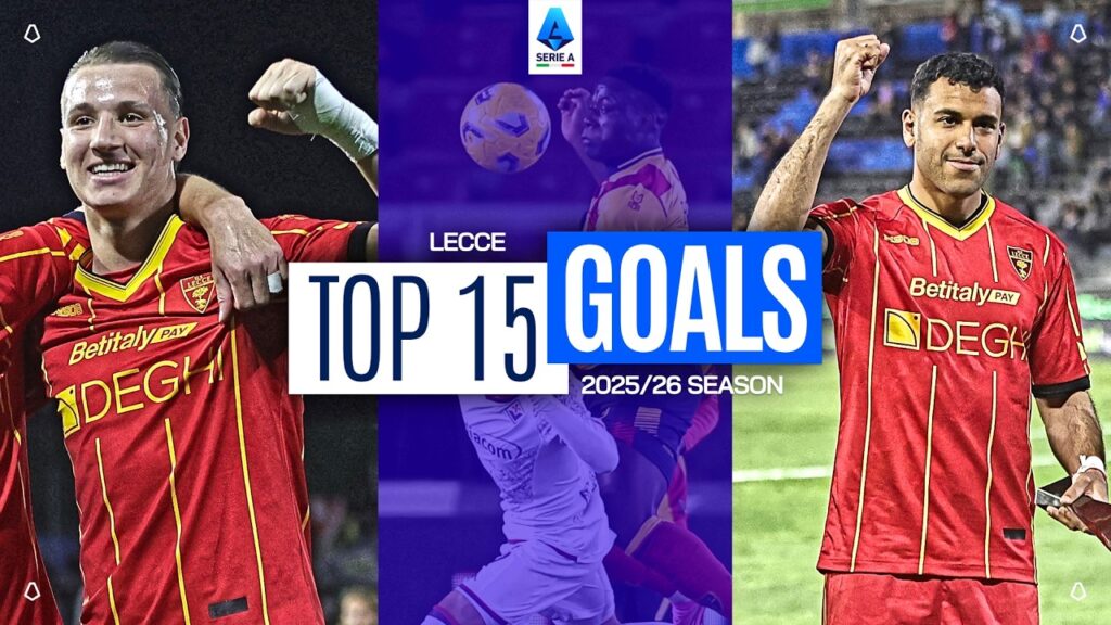 Lecce med topp 15 mål