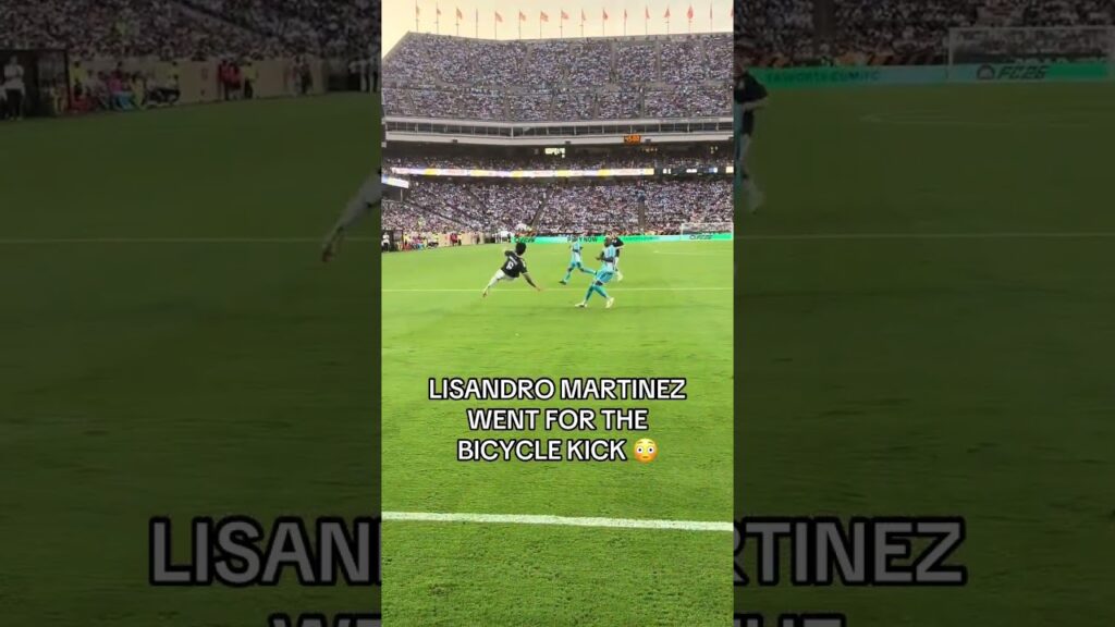 Lisandro Martinez med spektakulært sykkelspark