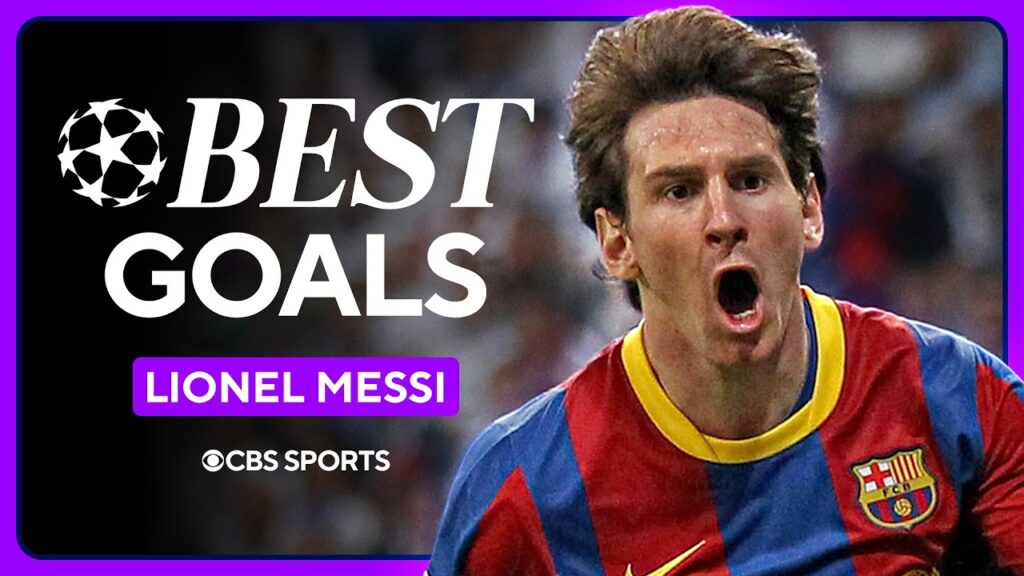 Messi banker ballen i krysset