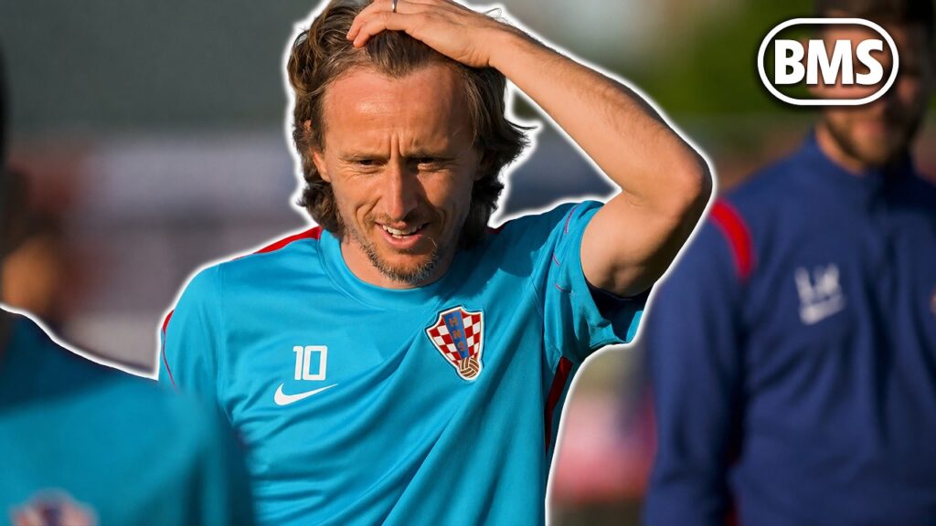Modric i trening før Panama-møtet