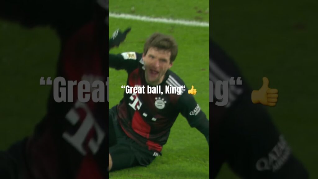 Müller med komisk feiring