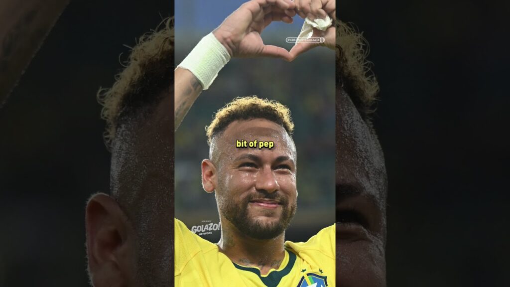 Neymar med hjertet i hånden