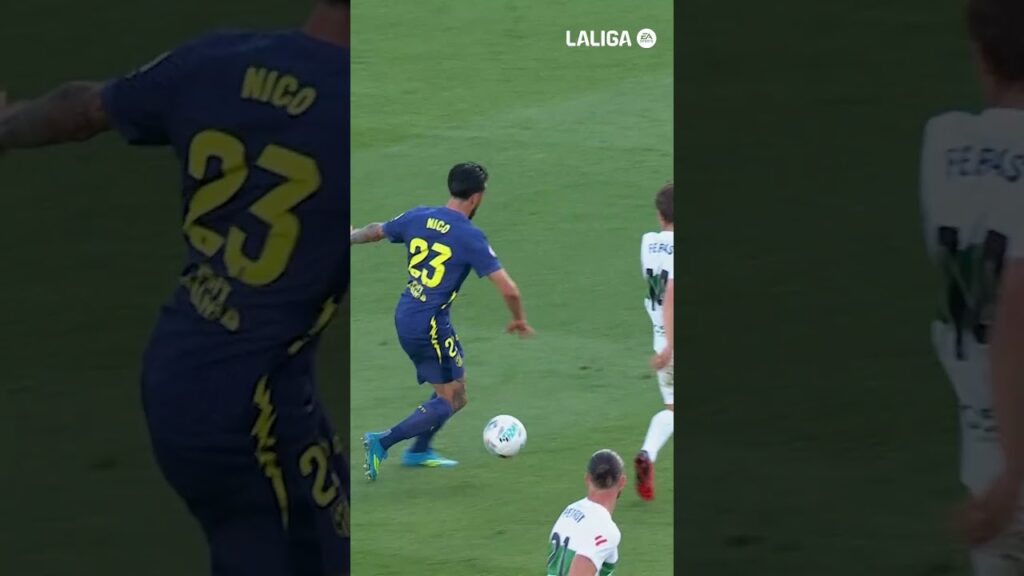 Nico Gonzalez banker ballen i krysset