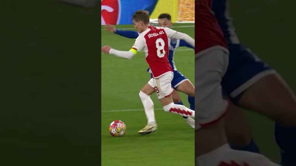 Ødegaard sender forsvareren på feil fot