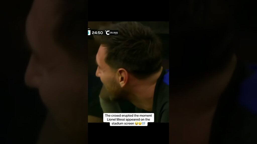 Publikum eksploderer for Messi