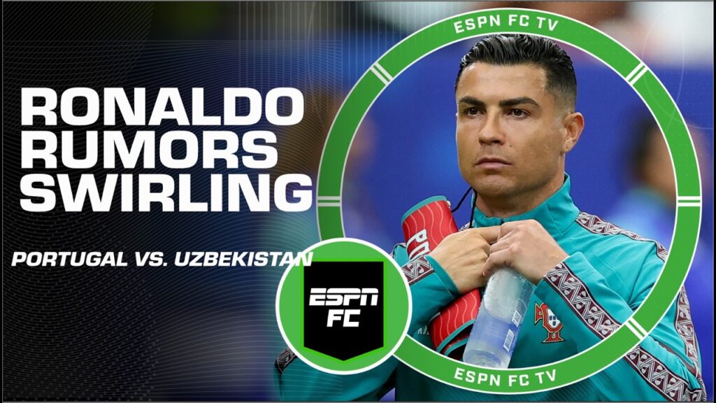 Ronaldo i fokus før kampen