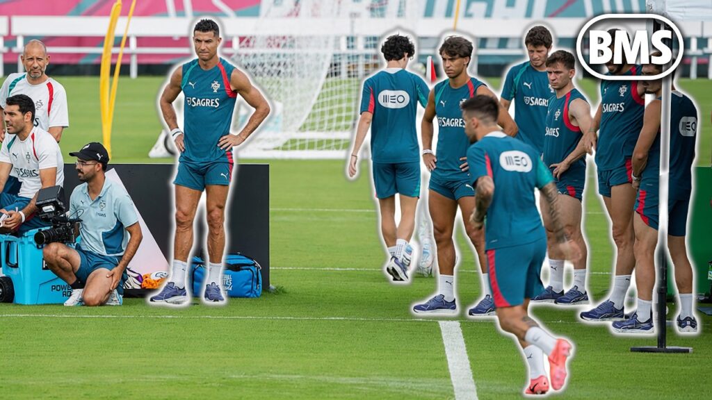 Ronaldo jobber hardt på trening