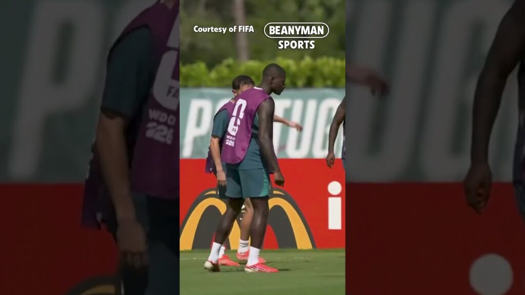 Ronaldo leder Portugal-trening