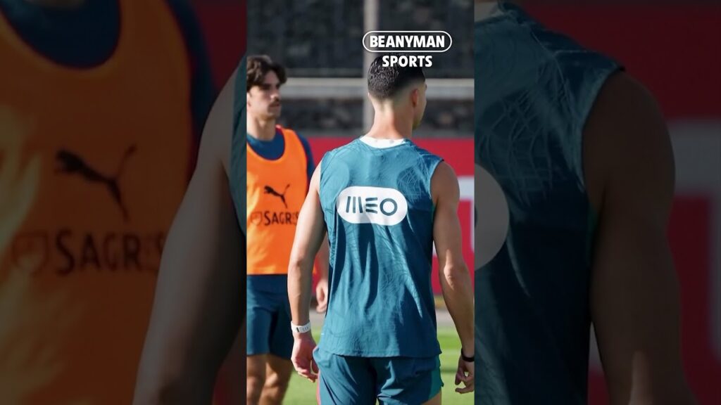 Ronaldo og Silva i trening