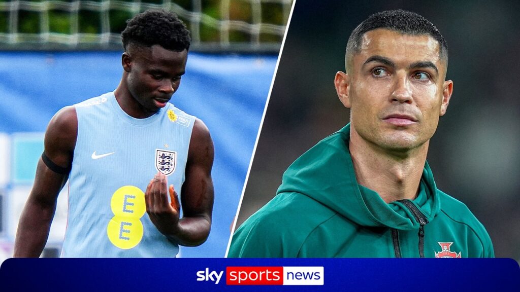 Saka og Ronaldo forbereder seg