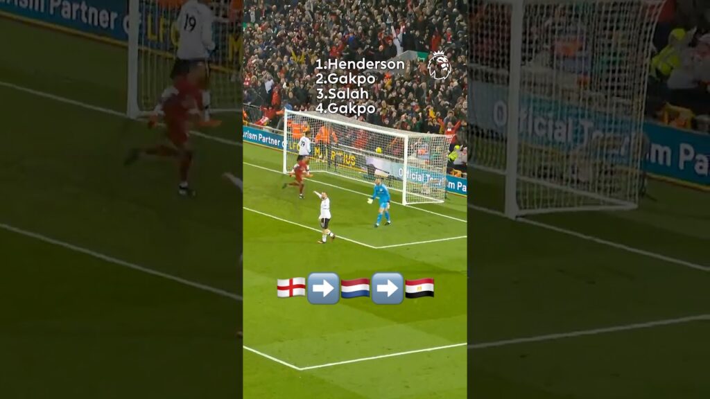 Salah med perfekt assist til Gakpo