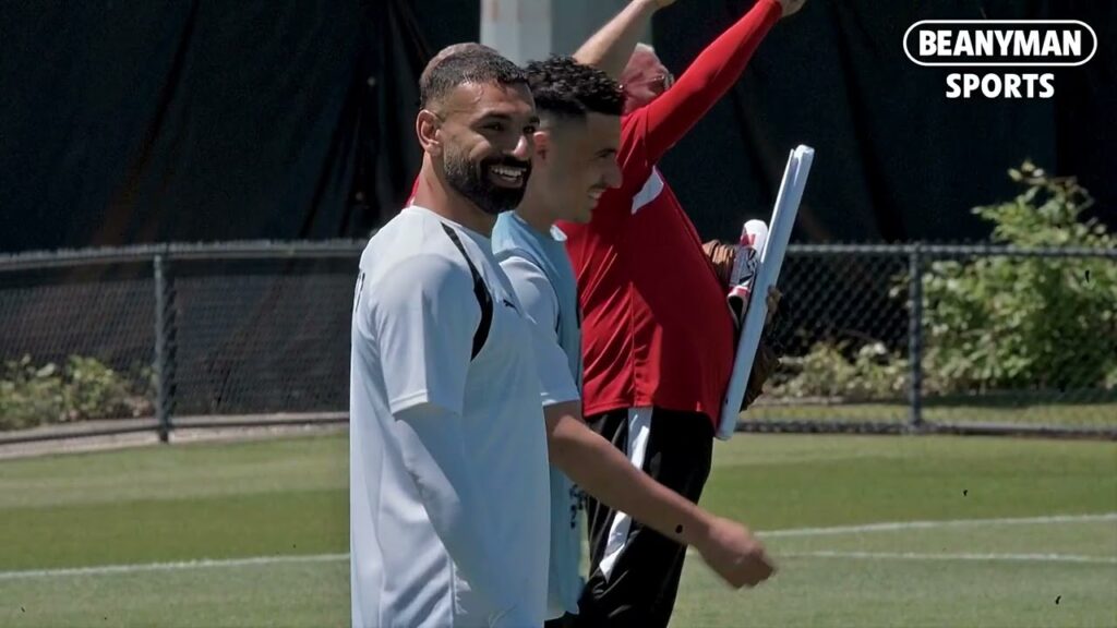 Salah og Egypt i trening