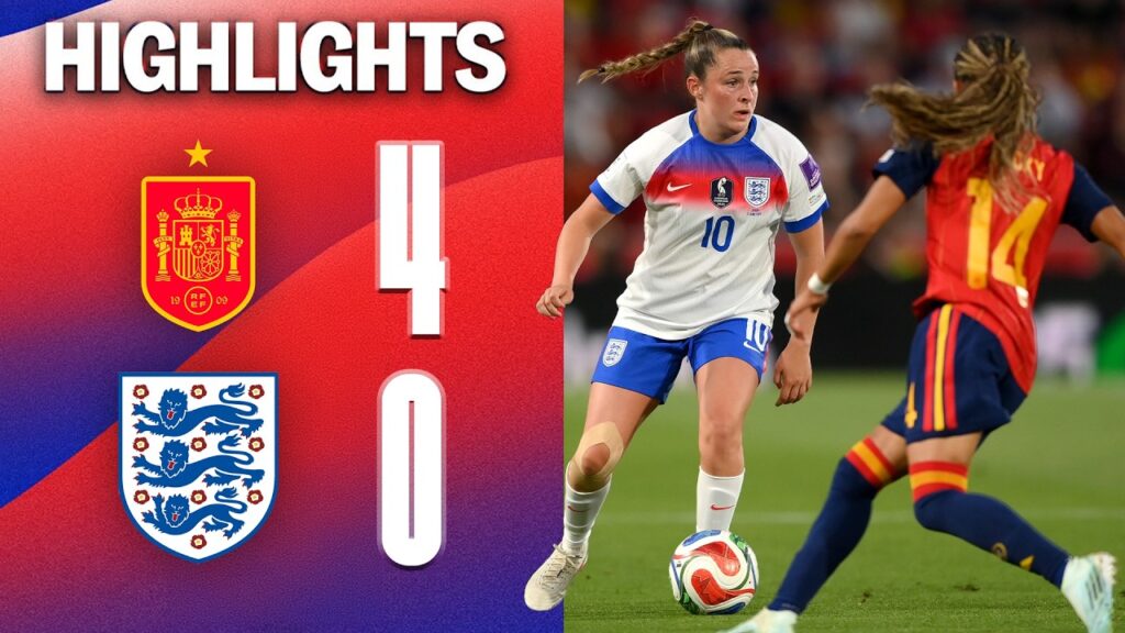 Spania dominerer England