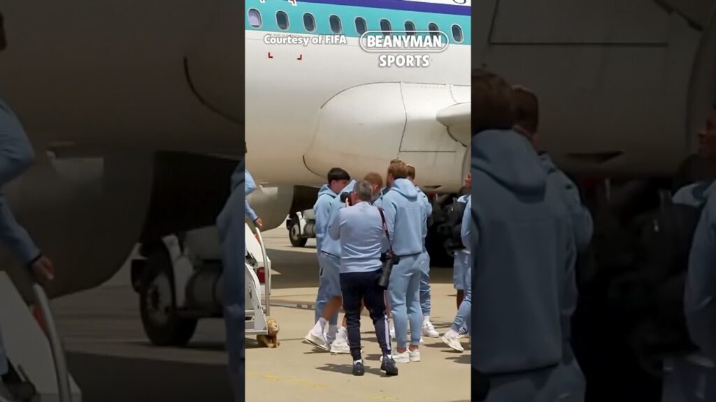 Spillere ankommer flyplassen
