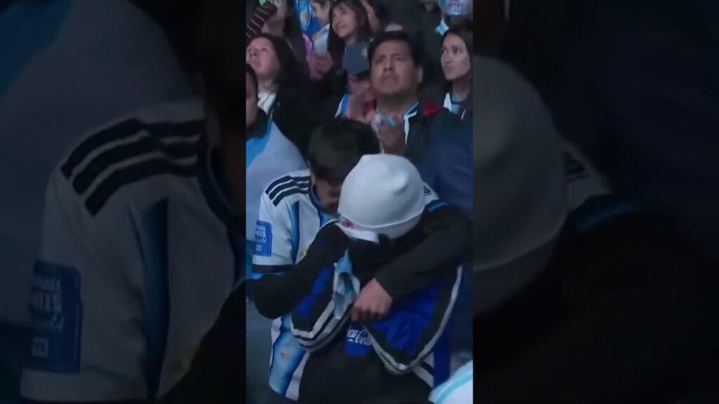 Argentina-fans i tårer etter nederlag
