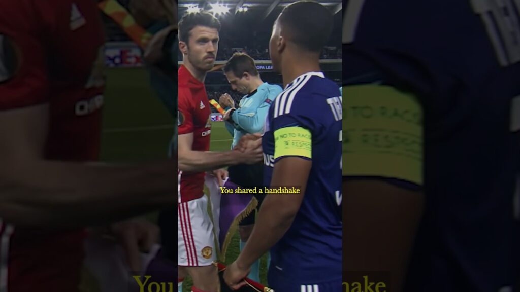 Carrick og Tielemans hilser