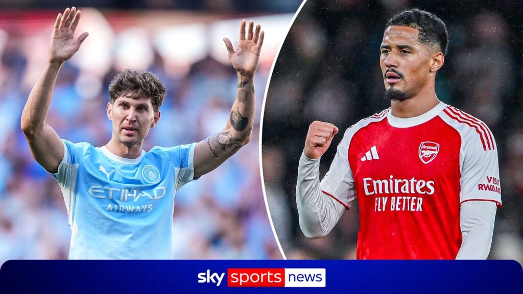 Det koker mellom William Saliba og John Stones