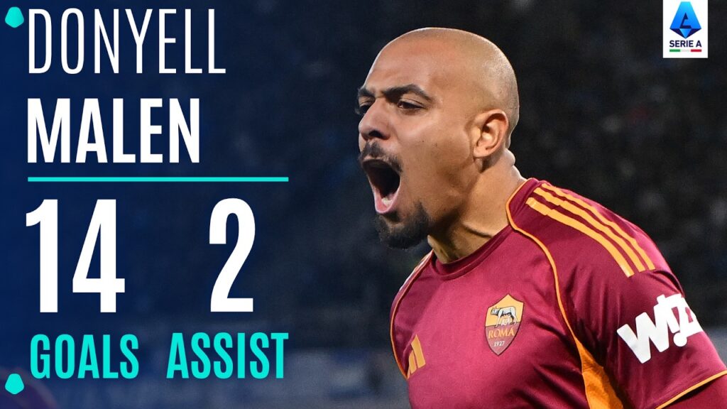 Donyell Malen med målfeiring