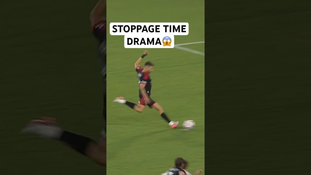 Dramatisk mål i overtiden