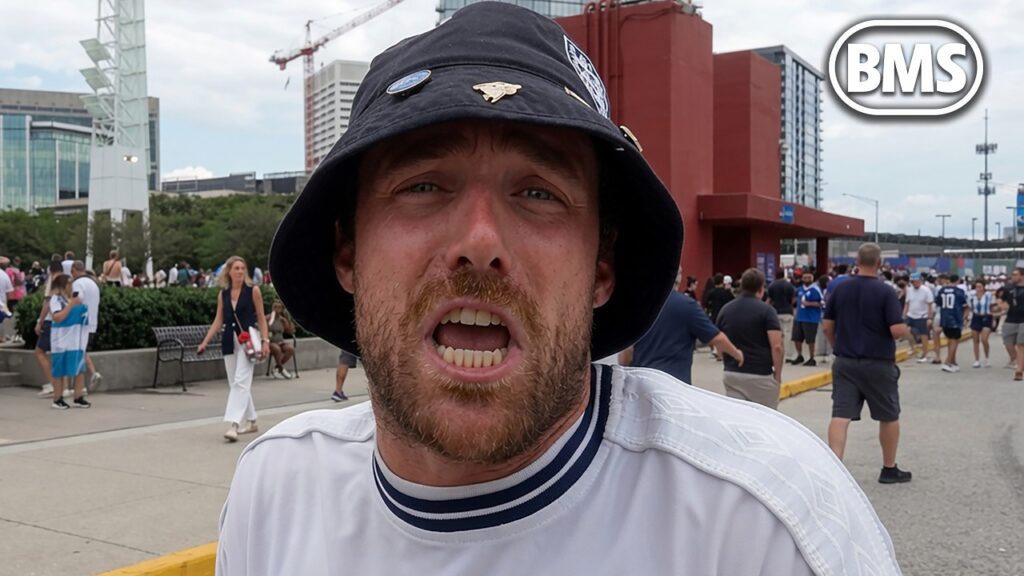 England-fans reagerer på tapet