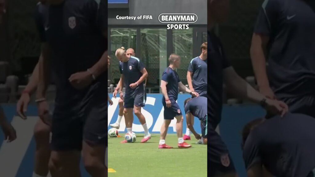 Haaland gir alt på trening
