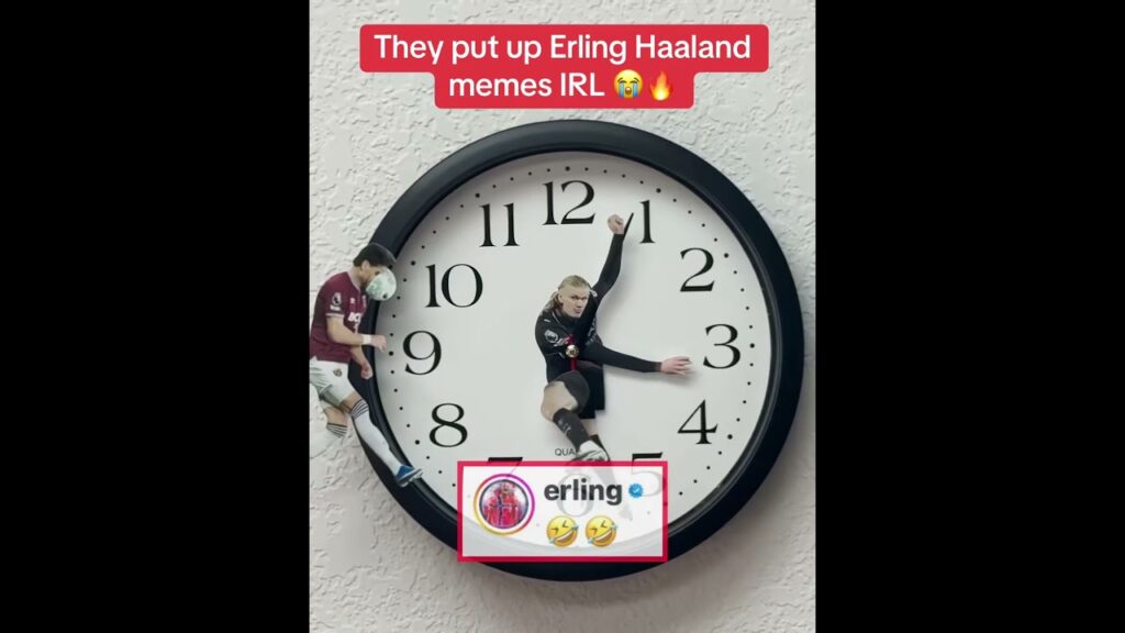 Haaland på klokka