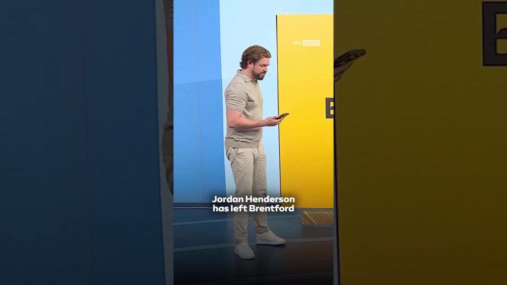 Henderson på vei bort fra Brentford