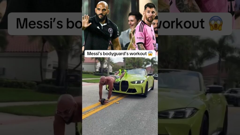 Kroppsvakten trener for Messi