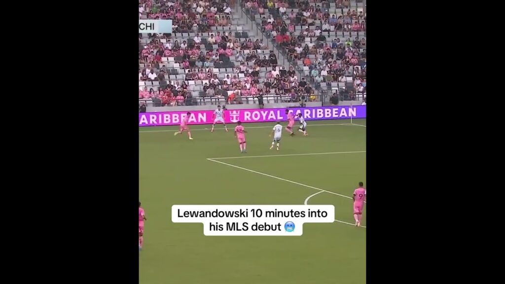 Lewandowski med tunnel i debuten