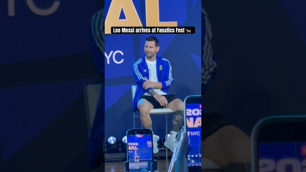 Messi ankommer NYC for VM