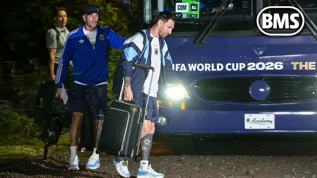 Messi ankommer VM-finalen