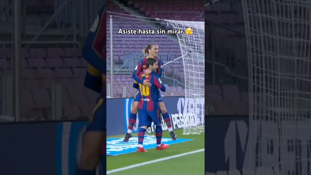 Messi med blind assist