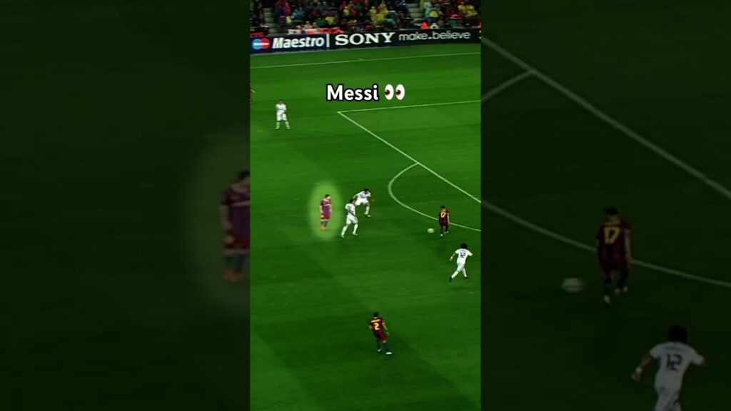 Messi sender forsvareren på feil fot