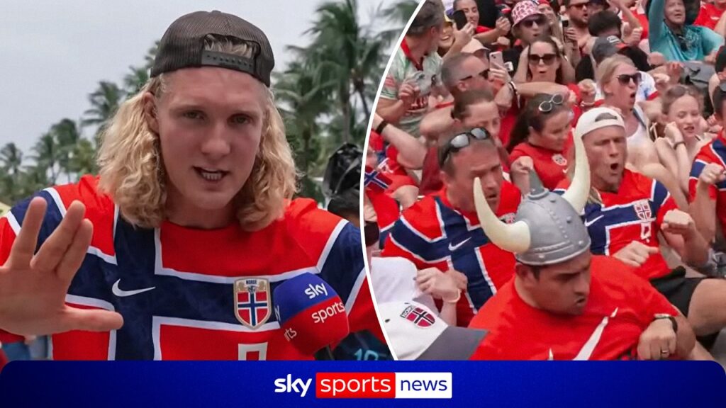 Norge-fansen klare for England