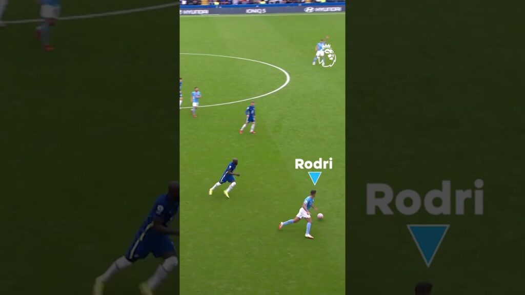 Rodri dribler forbi motstanderen