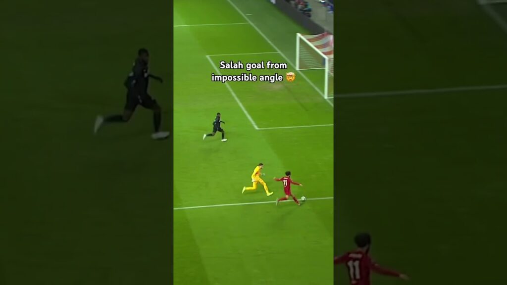 Salah scorer fra umulig vinkel