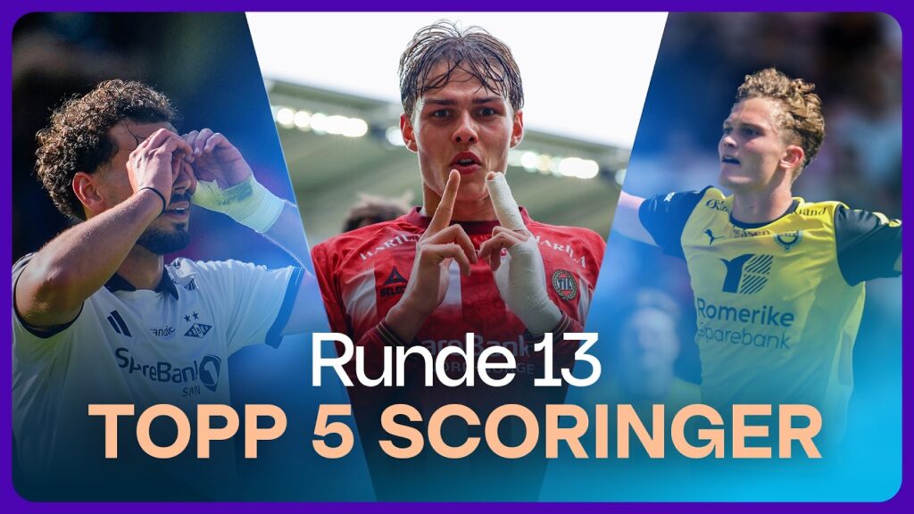 Topp 5 scoringer i Runde 13