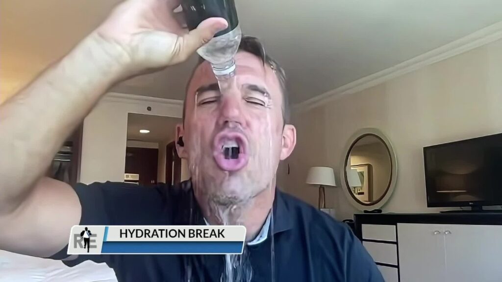Twellman tar en morsom hydreringspause