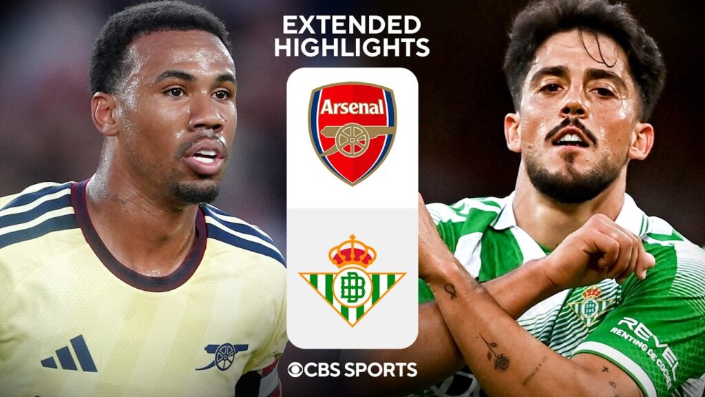 Arsenal og Real Betis i høydepunktene