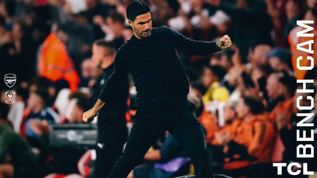 Arteta jubler etter scoringene
