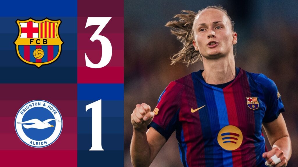 Barcelona feirer 3-1 seier