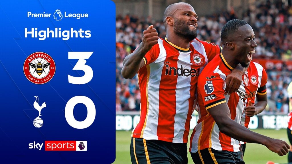 Brentford feirer 3-0 mot Spurs